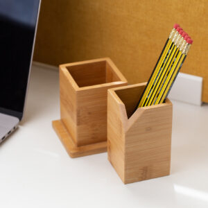 BAMBOO PEN HOLDER