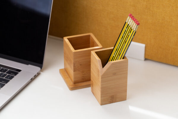 BAMBOO PEN HOLDER