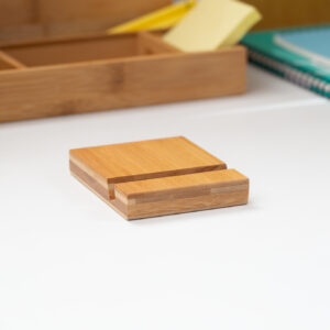 WOODEN BAMBOO MOBILE HOLDER